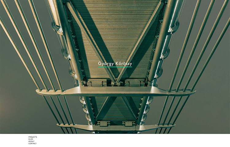 GK portfolio website minimalist design