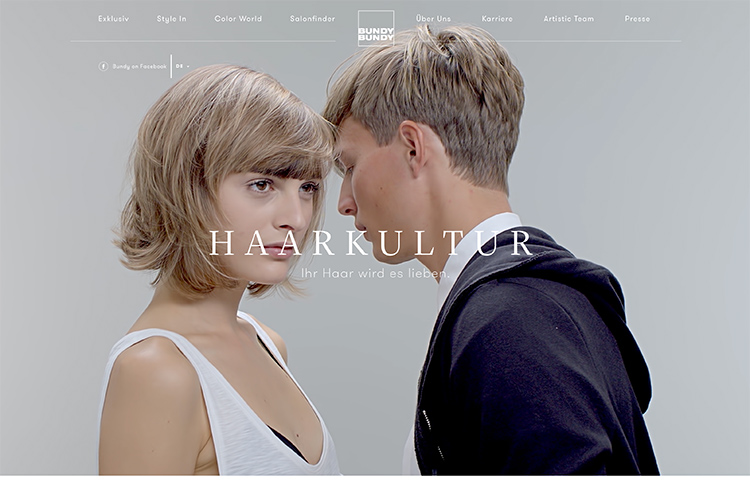 Bundy creative agency website design