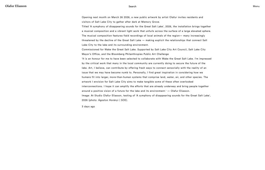 Olafur Eliasson Studio