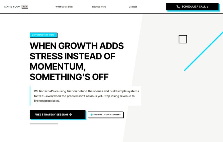 Gapstow homepage
