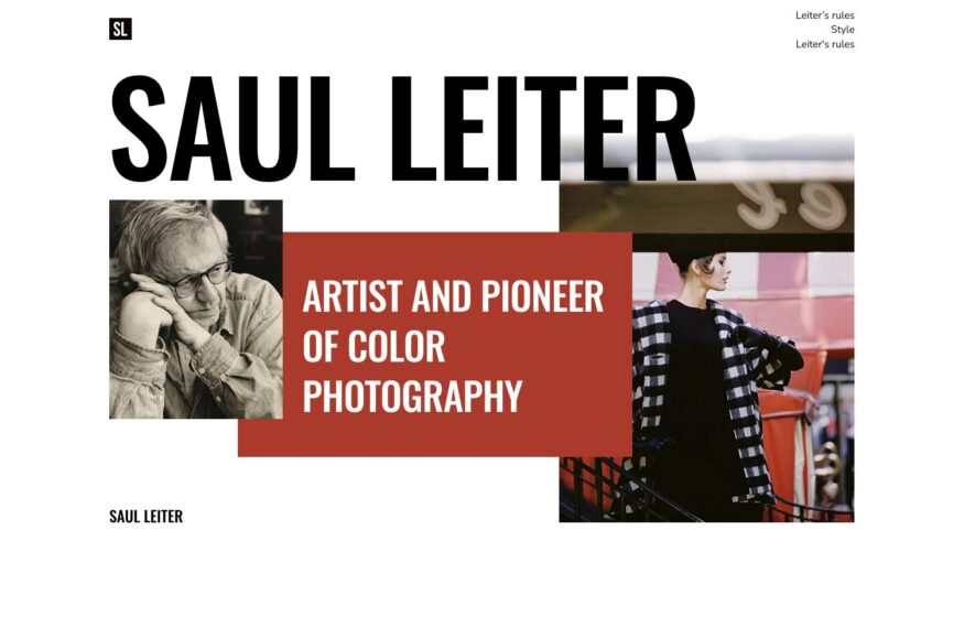 Saul Leiter Longread