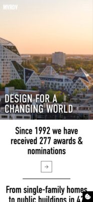 MVRDV website on mobile, captured 2026-10-12
