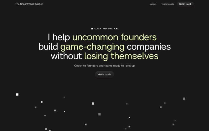 The Uncommon Founder